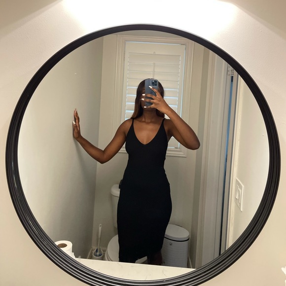 Black midi dress - Picture 1 of 2